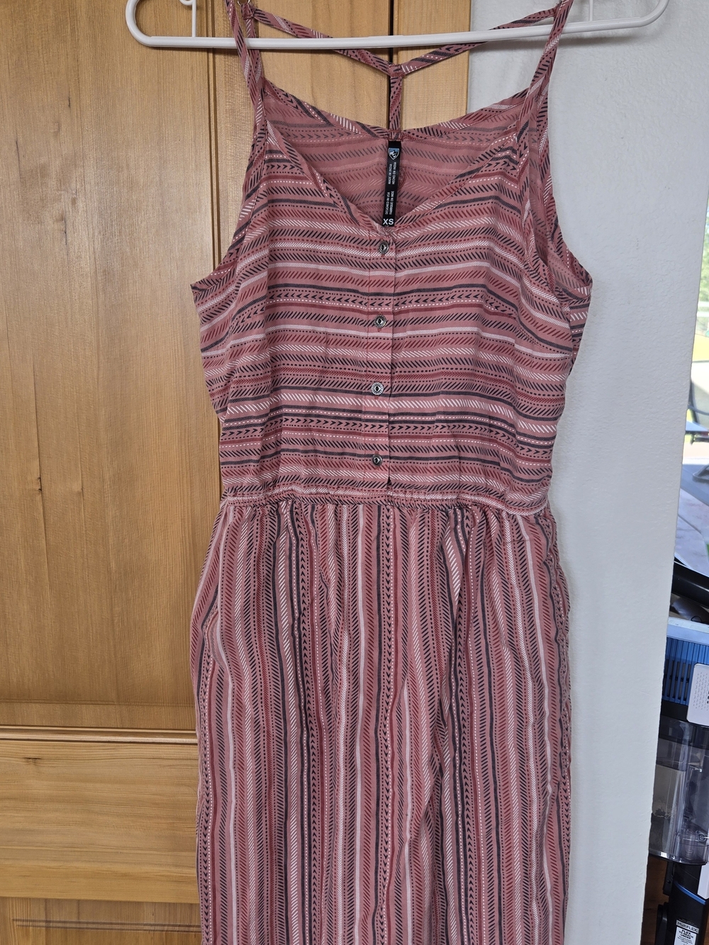 Striped Pink Lucie Tencel Peony Striped Summer Dress